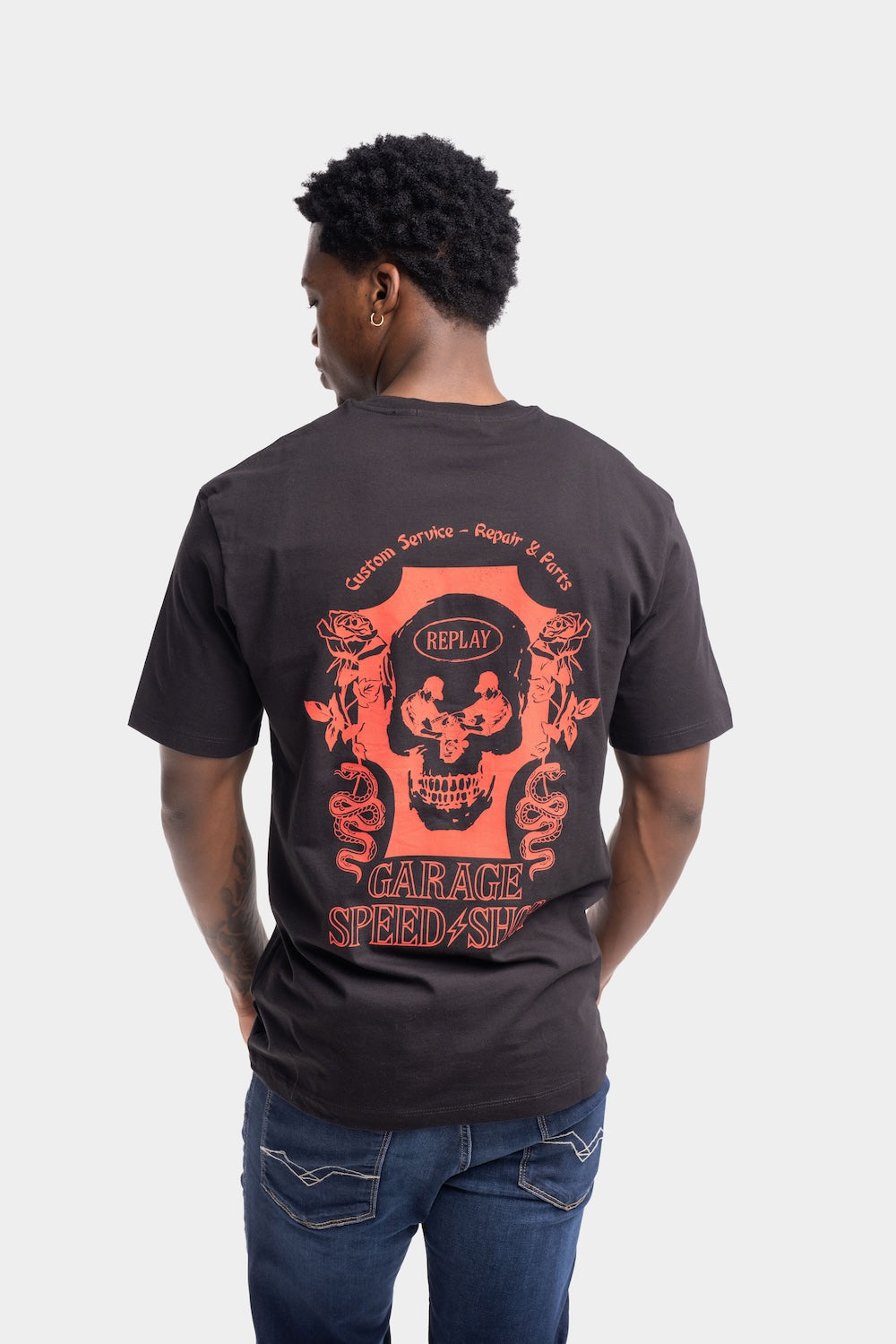 BASIC JERSEY 30/1 T-SHIRT | BLACK M3348 2660-098