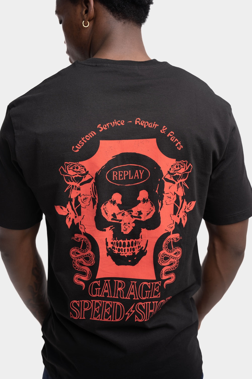 BASIC JERSEY 30/1 T-SHIRT | BLACK M3348 2660-098