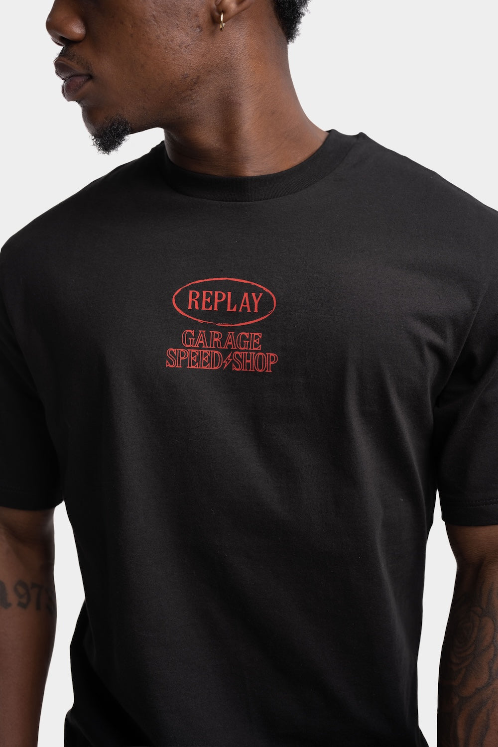 BASIC JERSEY 30/1 T-SHIRT | BLACK M3348 2660-098
