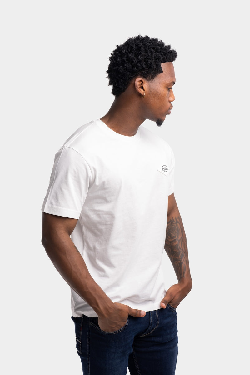 ORGANIC COTTON T-SHIRT WITH PATCH | NATURAL WHITE M3368 23732P-011