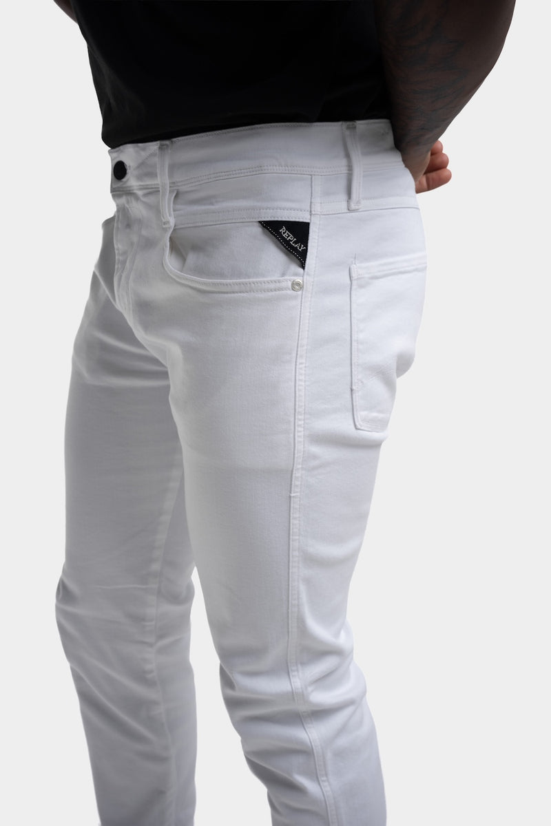 10.5 OZ BULL HYPERFLEX STRETCH DENIM | WHITE M914E 8366197-120 (CORE)