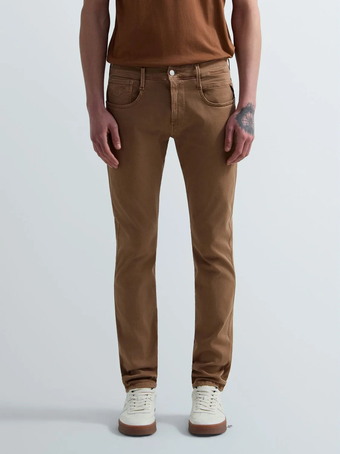 10.5 OZ BULL HYPERFLEX STRETCH DENIM | OAK WOOD M914E 8366197-024 (CORE)