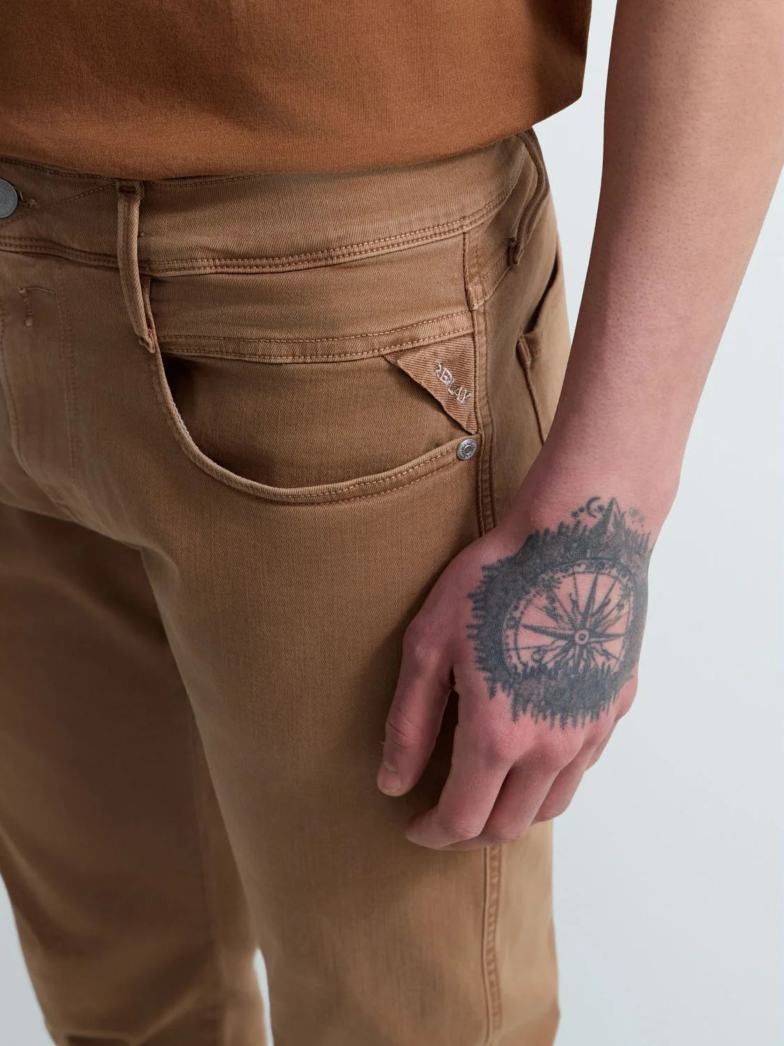 9.5 OZ STRETCH BULL DENIM | TOBACCO M914Y 8488790-116 (CORE)