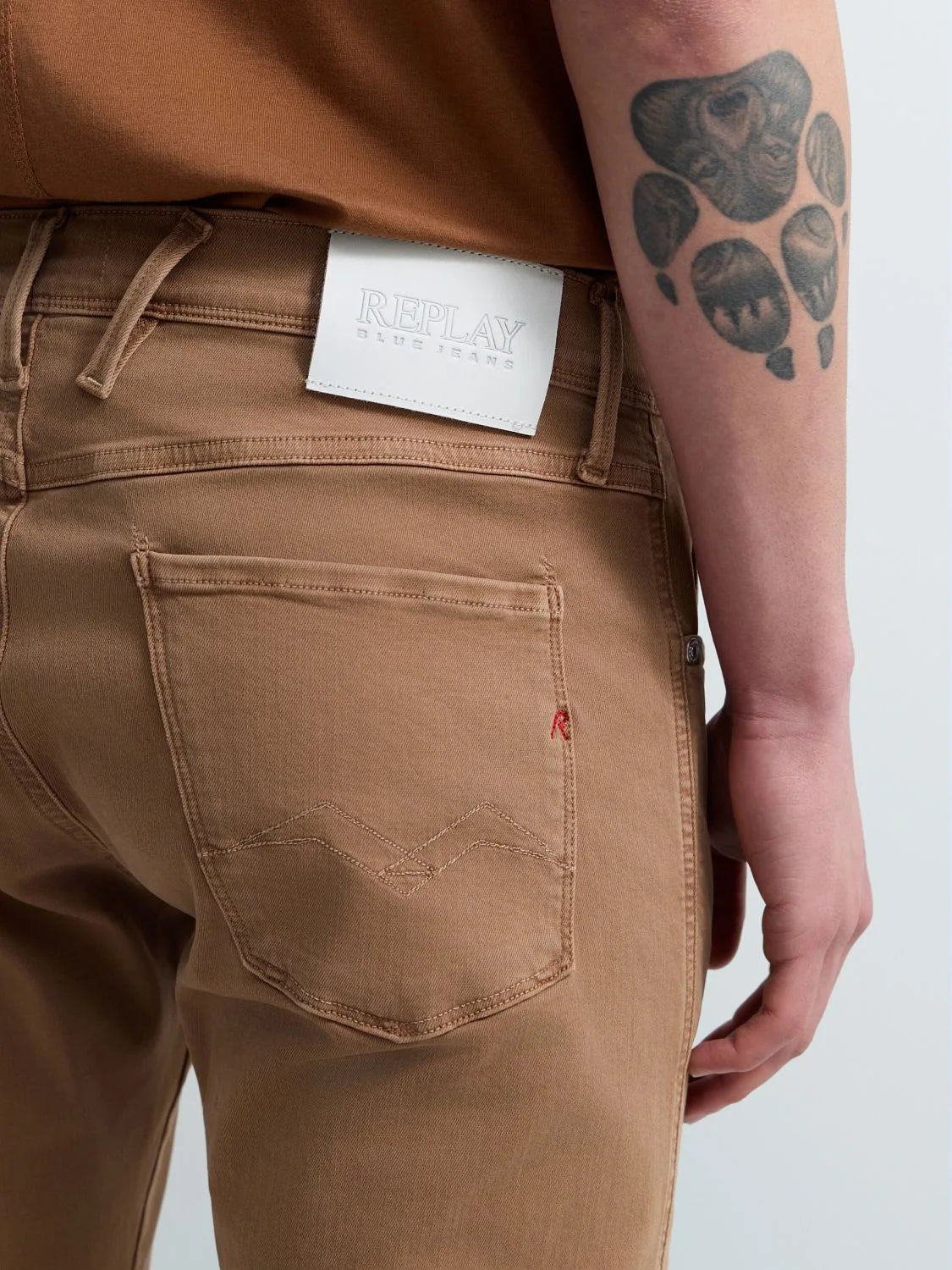 10.5 OZ BULL HYPERFLEX STRETCH DENIM | OAK WOOD M914E 8366197-024 (CORE)