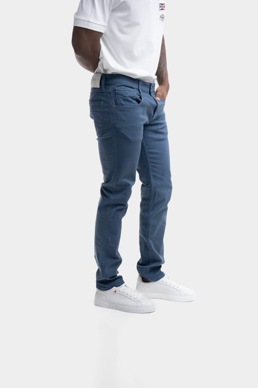9.5 OZ STRETCH BULL DENIM | PETROL BLUE M914Y 8488790-789 (CORE)