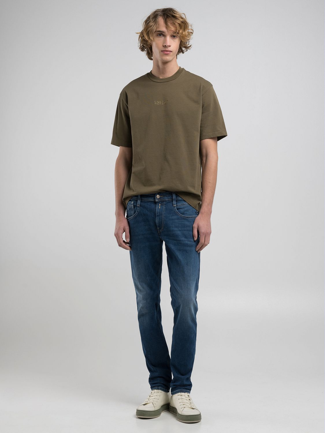 10 OZ DARK INDIGO POWER STRETCH DENIM | DARK BLUE M914Y 41A 180-007