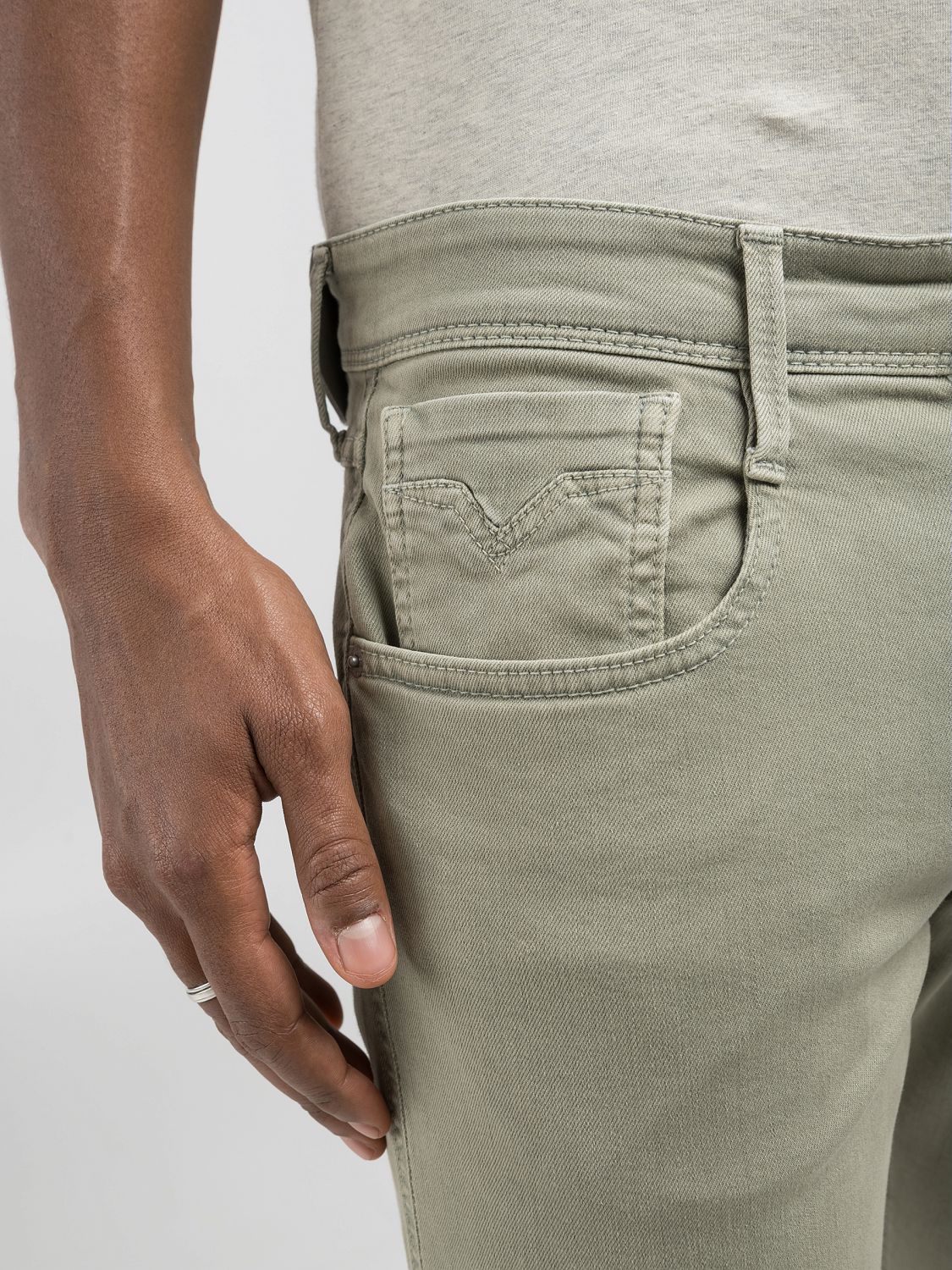 10.5 OZ BULL HYPERFLEX STRETCH DENIM | MILITARY M914E 8366197-530 (CORE)