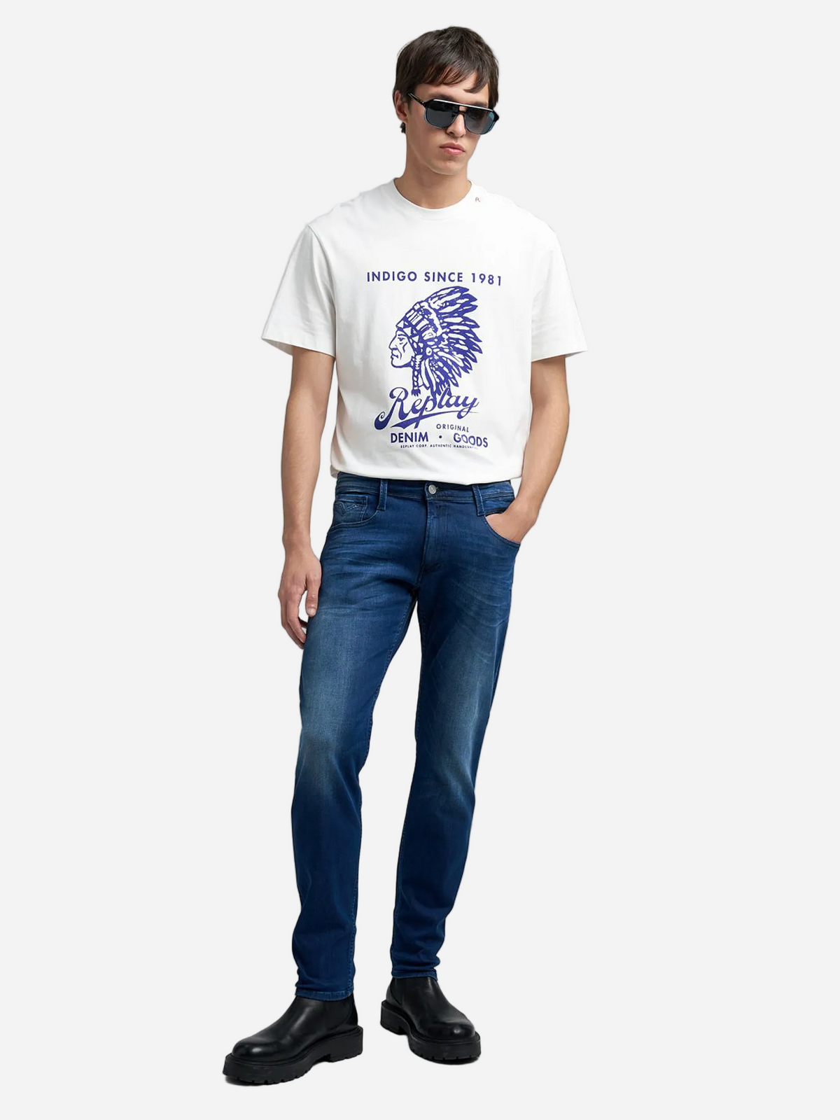 ANBASS SLIM-FIT JEANS | M914 41A 783