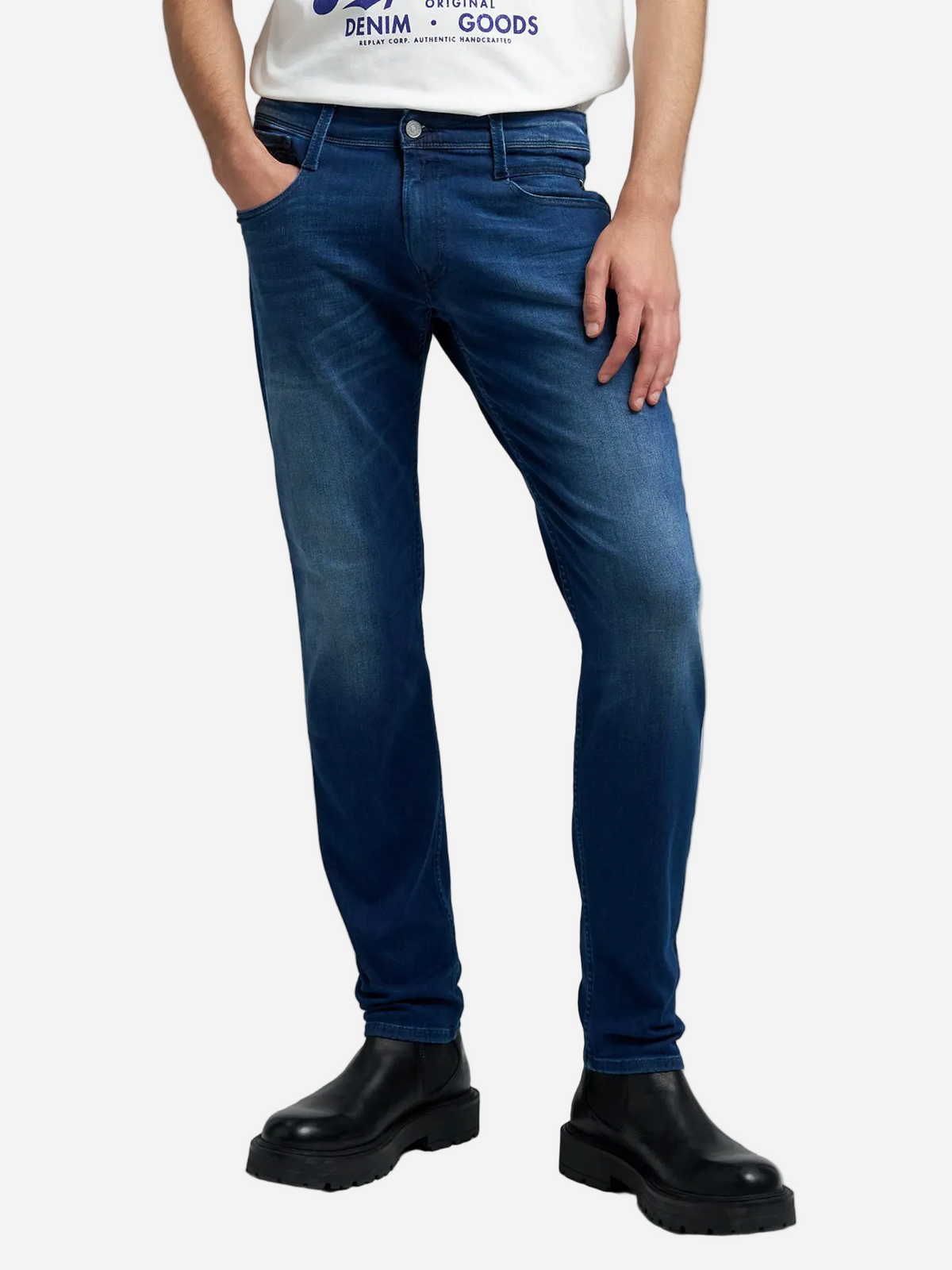 ANBASS SLIM-FIT JEANS | M914 41A 783