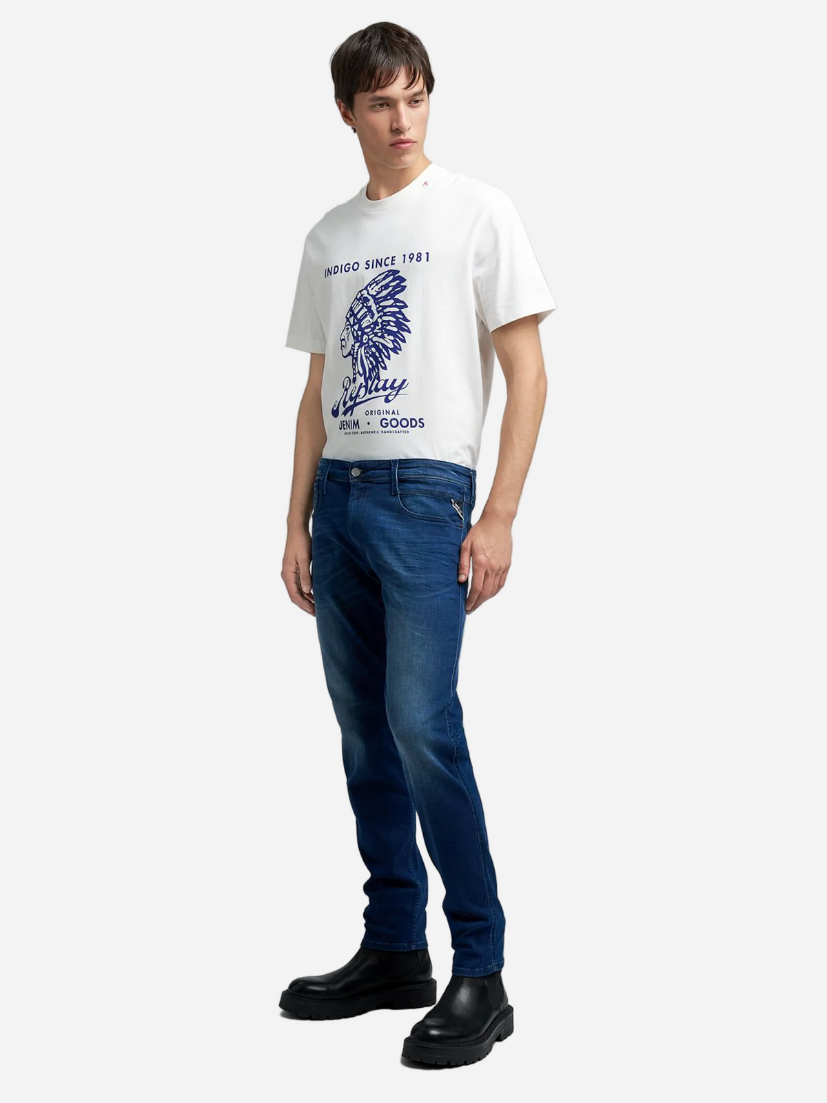 ANBASS SLIM-FIT JEANS | M914 41A 783