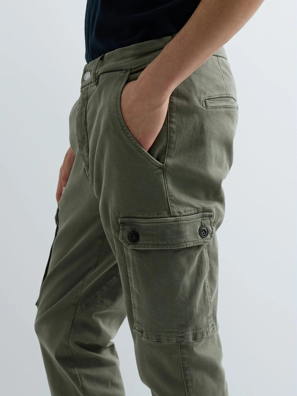 JAAN SLIM-FIT CARGO JEANS | MILITARY M9649E 8366197-530 (CORE)