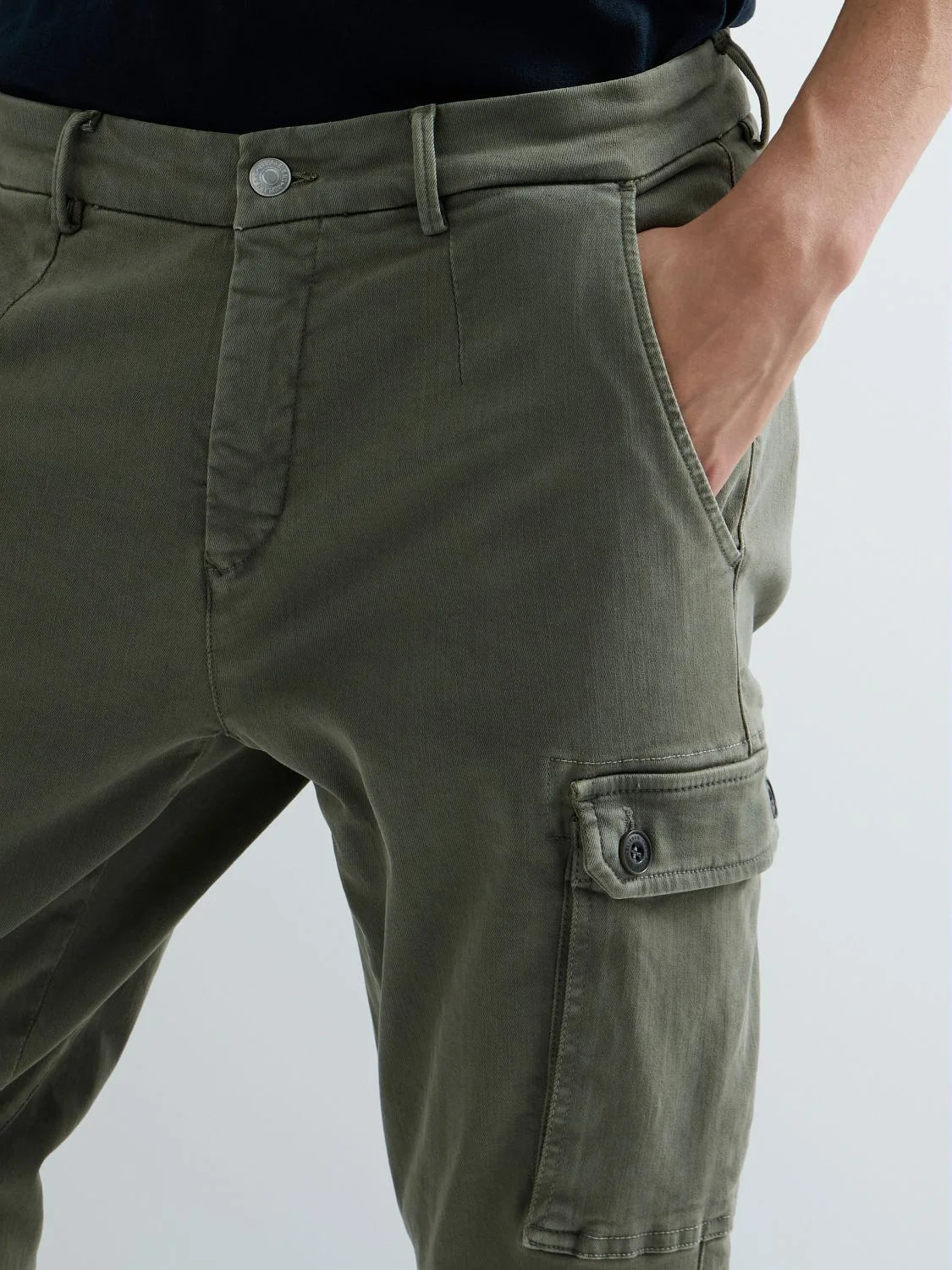 JAAN SLIM-FIT CARGO JEANS | MILITARY M9649E 8366197-530 (CORE)