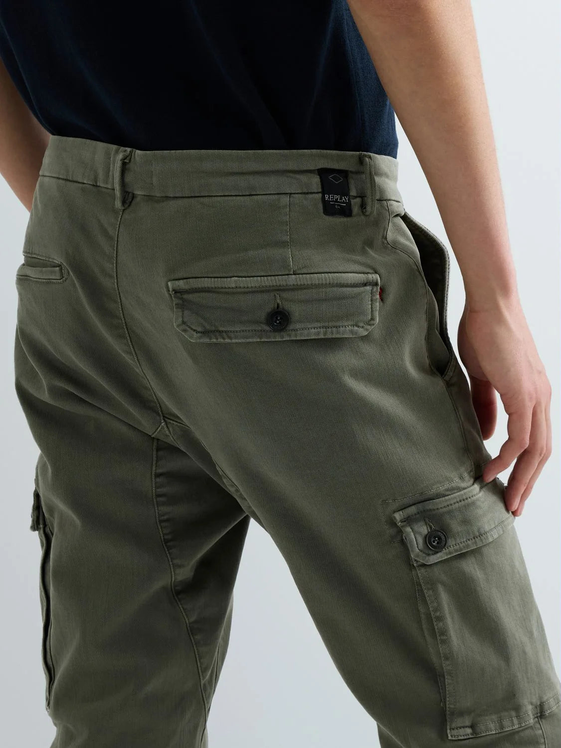 JAAN SLIM-FIT CARGO JEANS | MILITARY M9649E 8366197-530 (CORE)