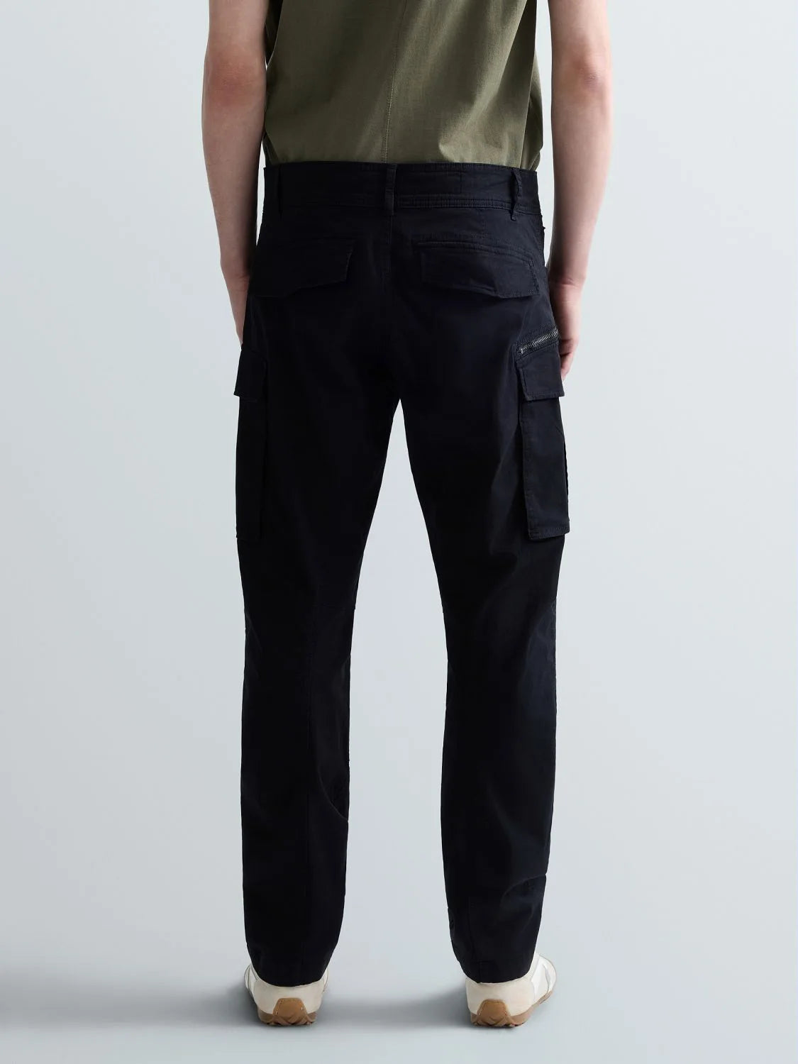 COMFORT COTTON TWILL CARGO | BLACK M9873S 84387-098
