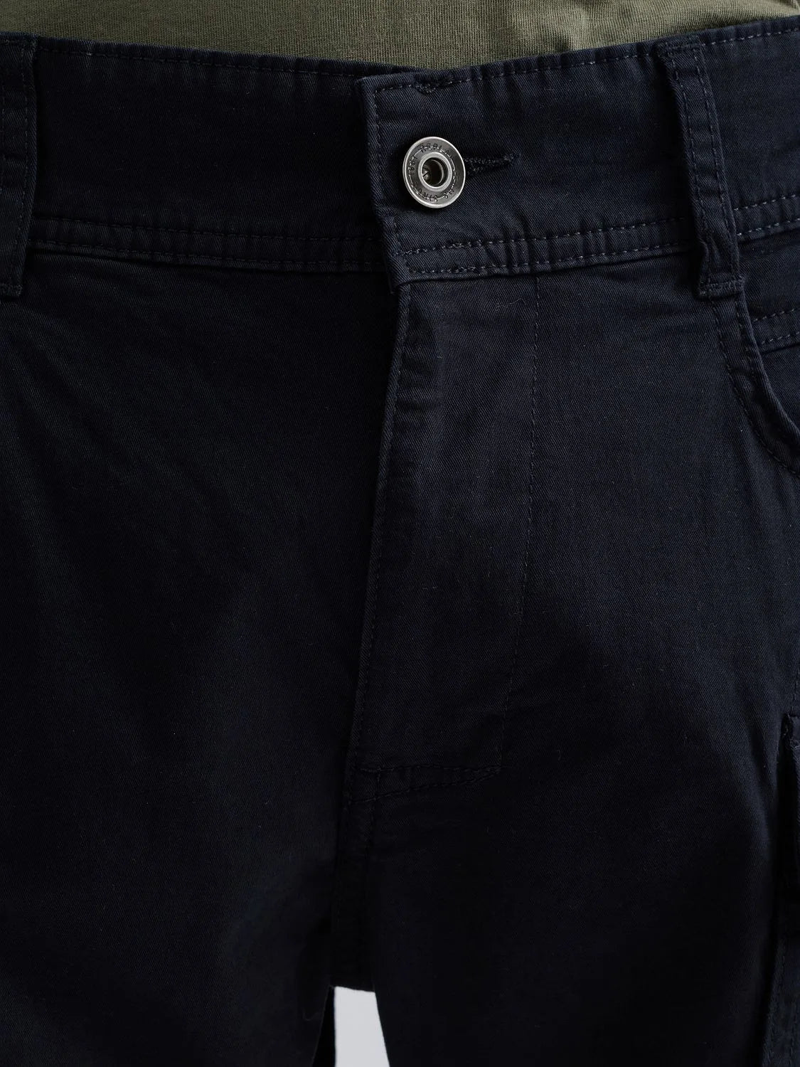 COMFORT COTTON TWILL CARGO | BLACK M9873S 84387-098