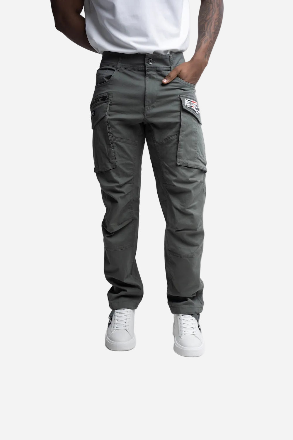 COMFORT COTTON TWILL CARGO | AVIATOR GREEN M9873S 84387-703