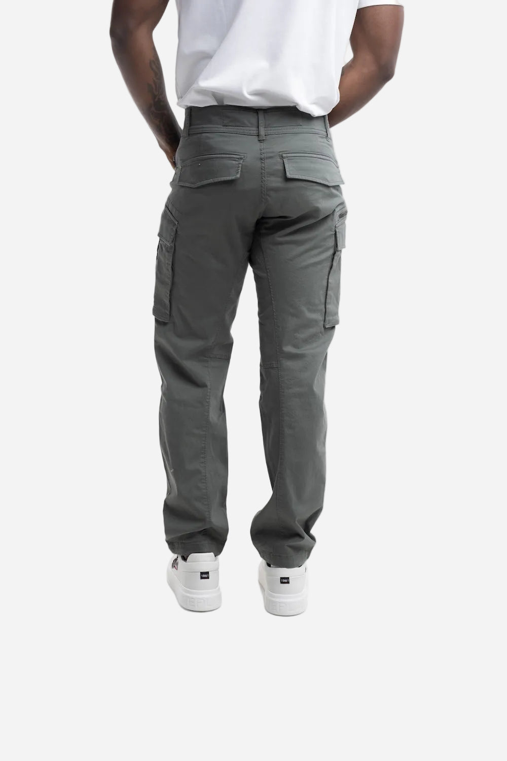 COMFORT COTTON TWILL CARGO | AVIATOR GREEN M9873S 84387-703