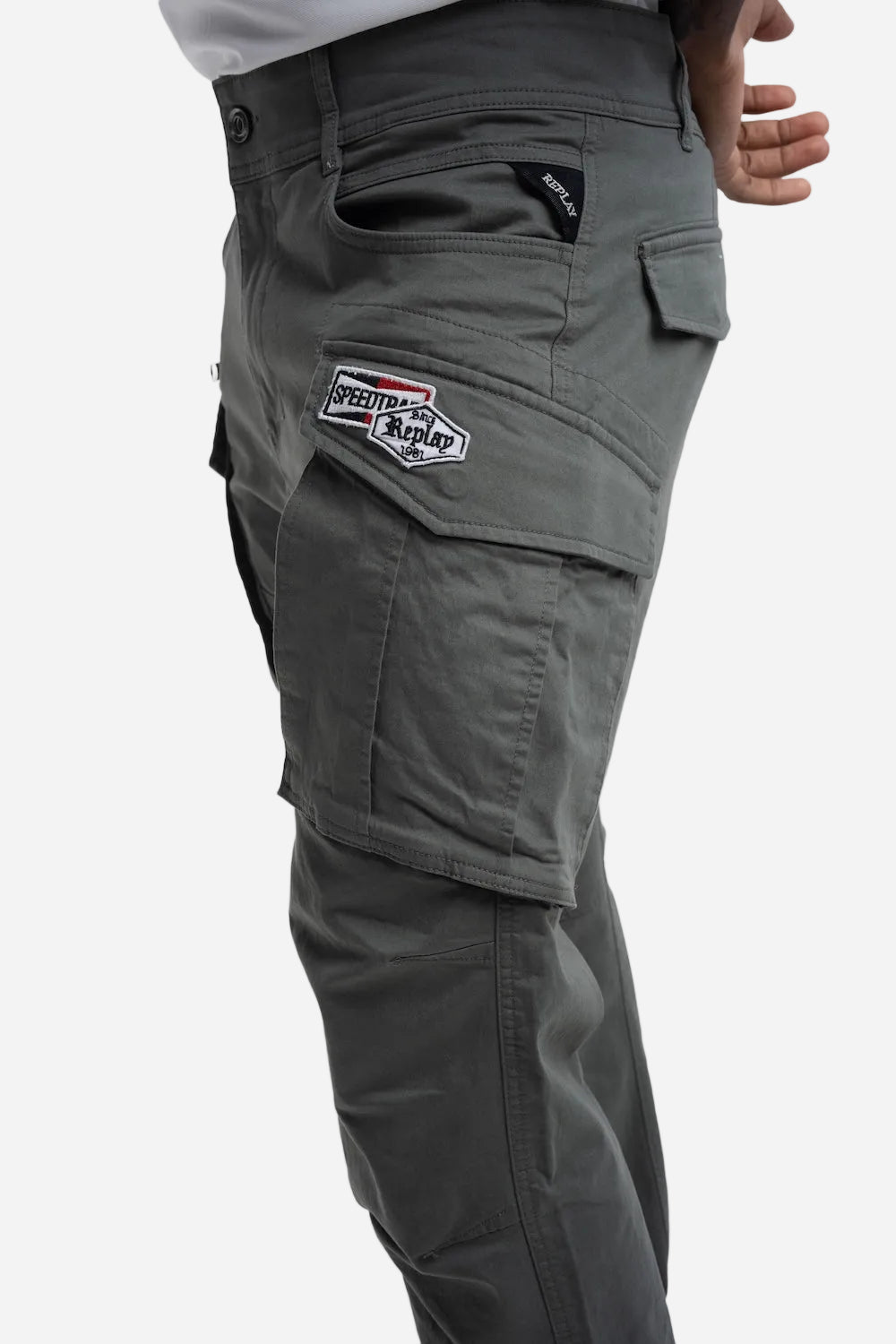 COMFORT COTTON TWILL CARGO | AVIATOR GREEN M9873S 84387-703
