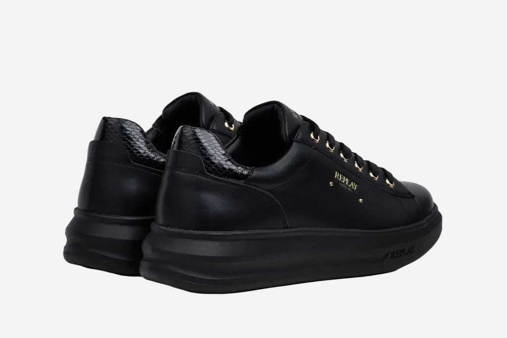 OLYMPE CITY LACE-UP SNEAKERS | BLK RZ7F0001L