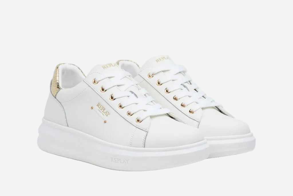 OLYMPE CITY LACE-UP SNEAKERS | WHT RZ7F0001L