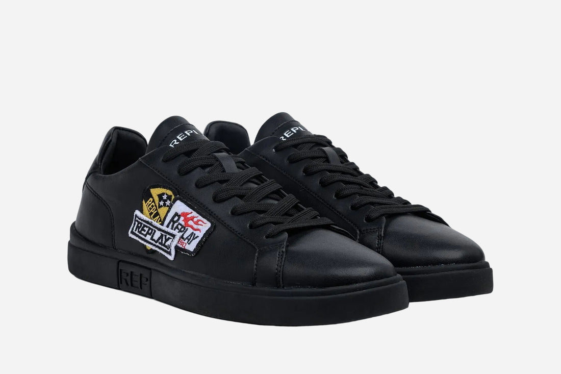 POLYS M COMBO LACE-UP SNEAKERS | BLK RZ3P0053L-3