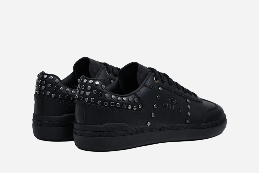 PYPER W STUDS LACE-UP SNEAKERS | BLK RSD80012L