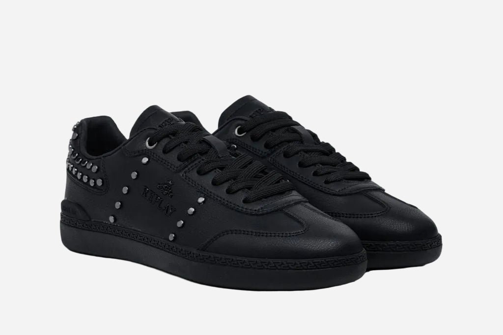 PYPER W STUDS LACE-UP SNEAKERS | BLK RSD80012L