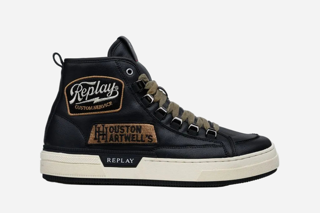 RAILY CUSTOM HIGH-TOP SNEAKER | BLK RZ6R0010S-3