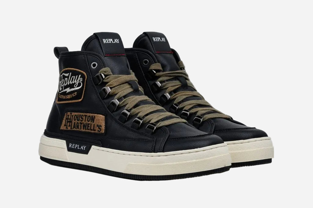 RAILY CUSTOM HIGH-TOP SNEAKER | BLK RZ6R0010S-3