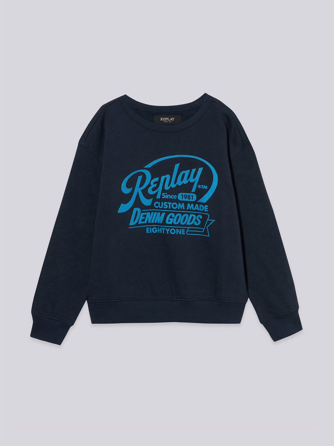COTTON SWEATSHIRT WITH LETTERING | SB2064 059 23830 782