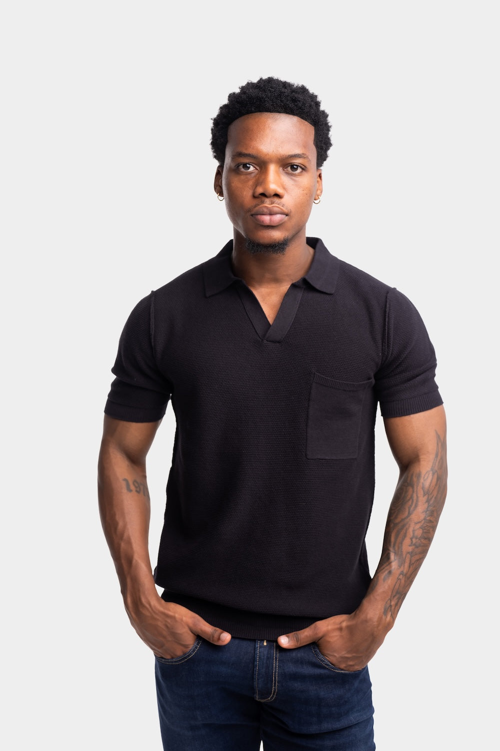 COTTON - 12 GG KNIT | BLACK UK5150 G23774-098