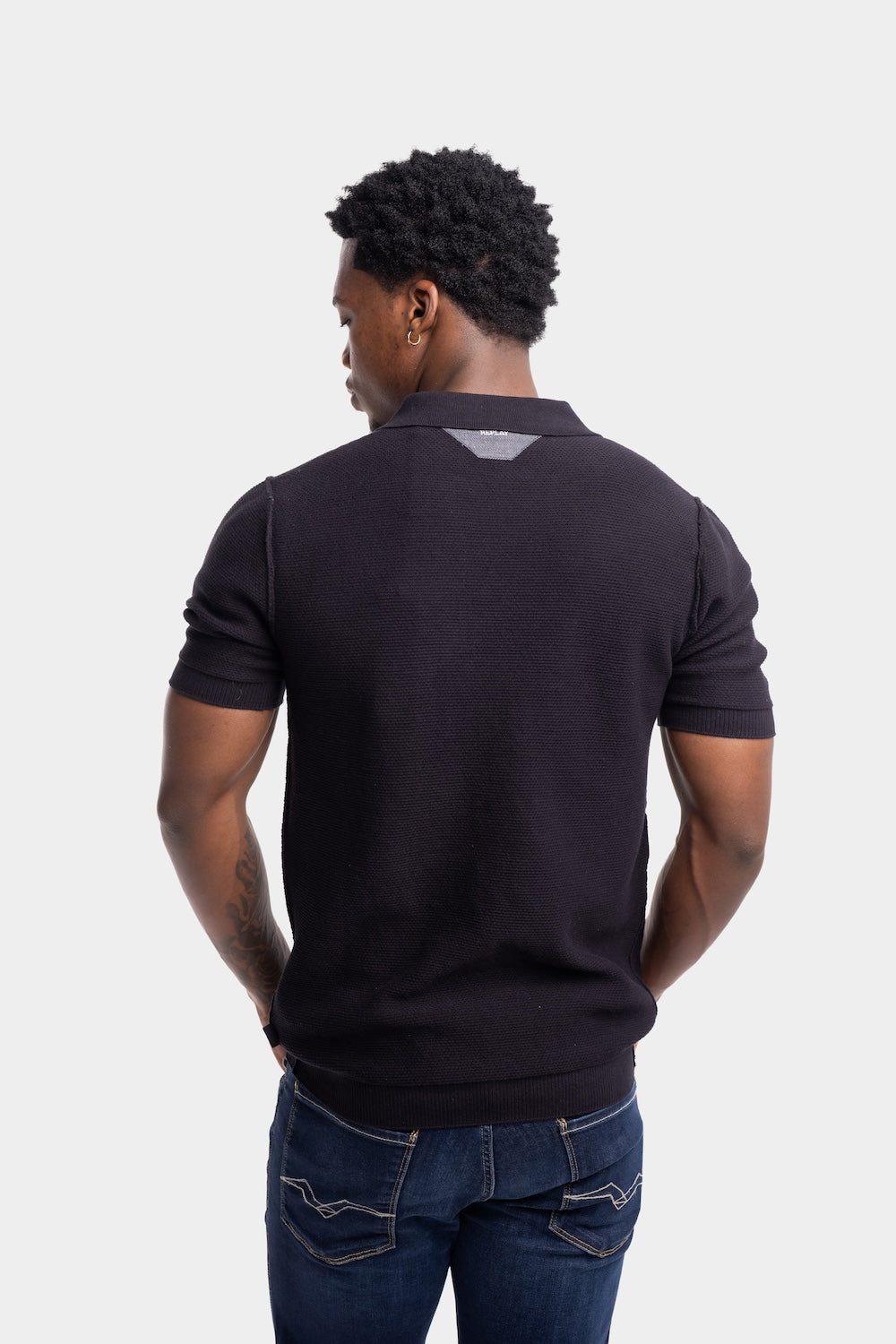 COTTON - 12 GG KNIT | BLACK UK5150 G23774-098