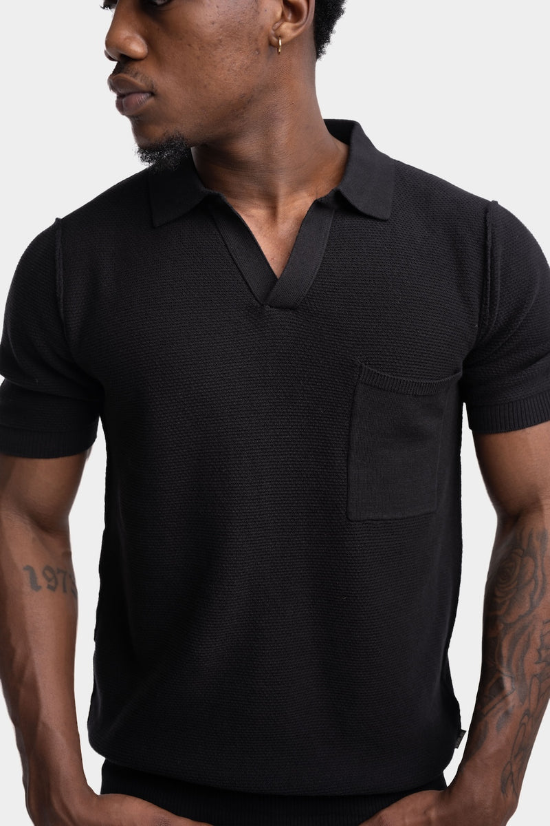 COTTON - 12 GG KNIT | BLACK UK5150 G23774-098
