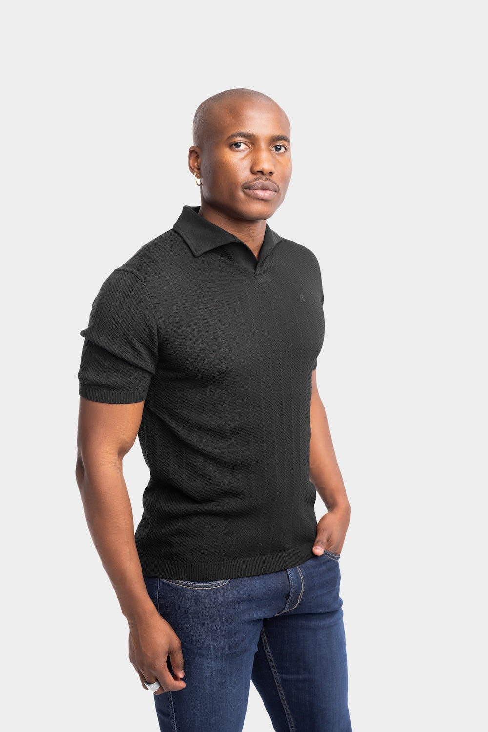 COTTON - 12 GG SWEATER KNIT | BLACK UK5162 G24024-098