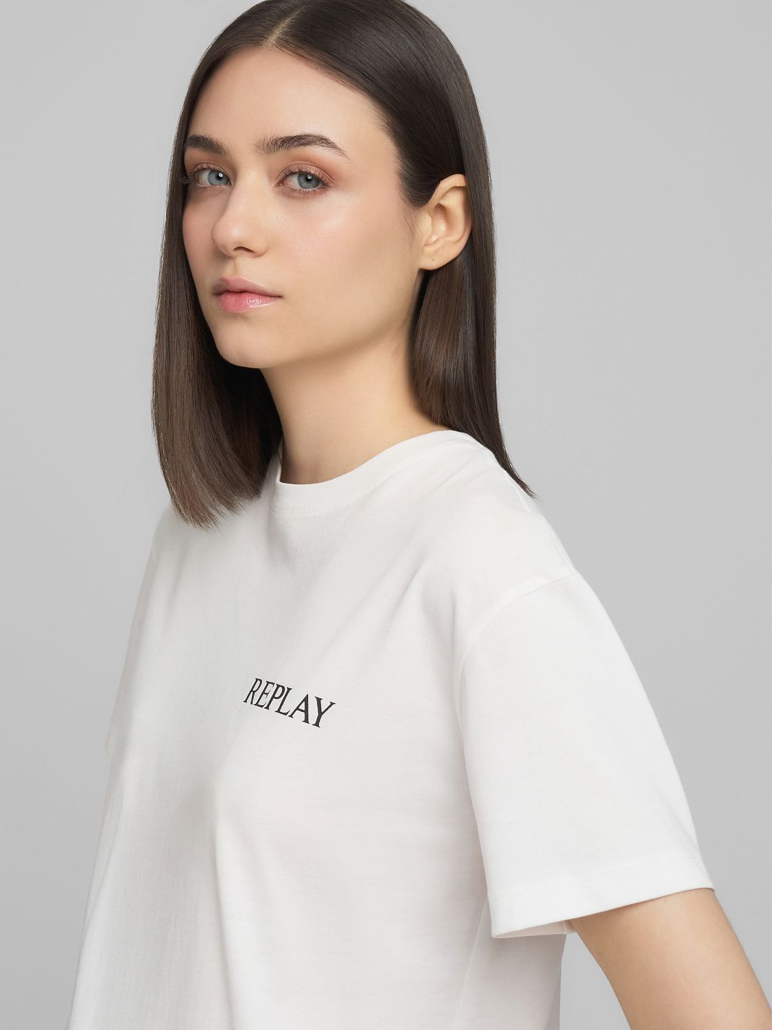 JERSEY T-SHIRT WITH LETTERING | W3566G 2660 011