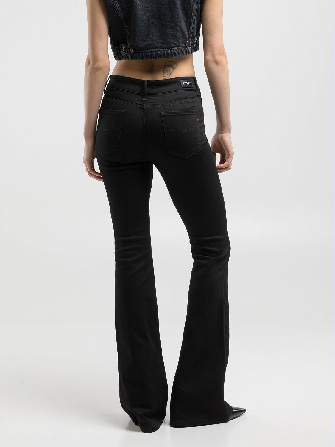 12 OZ COTTON JOELLA FLARED JEANS | WA534 877 801 098