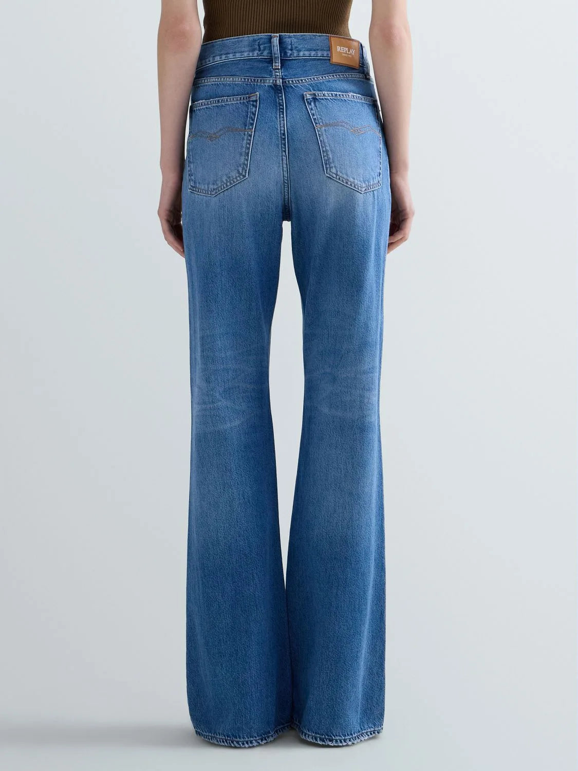 10.5 OZ DARK INDIGO SUPER STRETCH BECKA FLARED BOOTCUT JEANS | WB508 802 183 009
