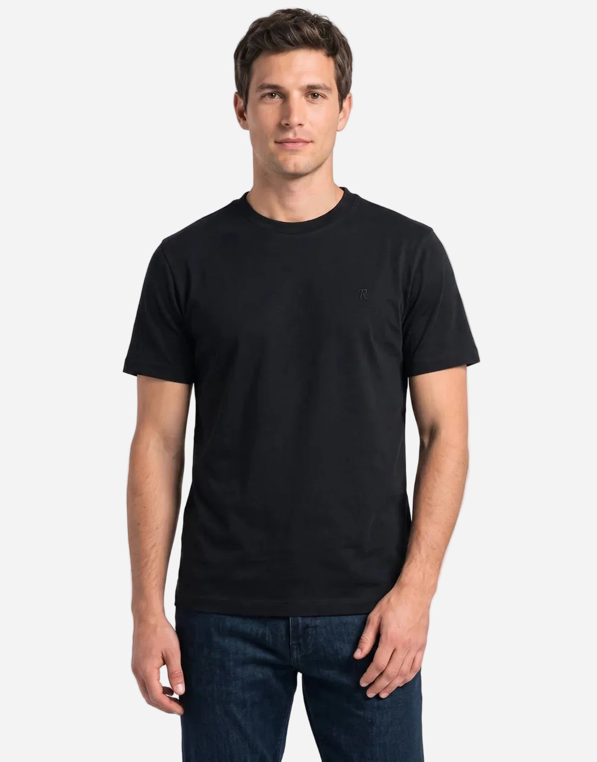 LINEN BLEND - 12 GG KNIT | BLACK UK5161 G24024-098
