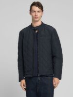 full zip technical deep blue jacket