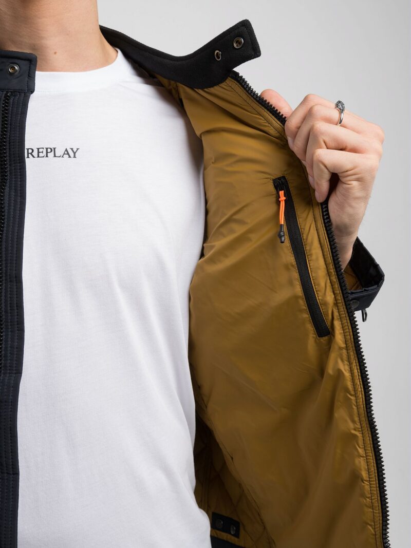 full zip quilted jacket