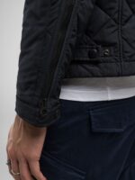 full zip quilted jacket