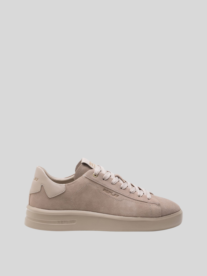 university m suede sneakers