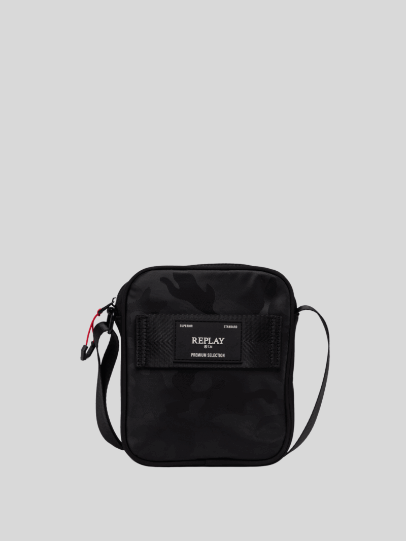 camo nylon crossbody bag