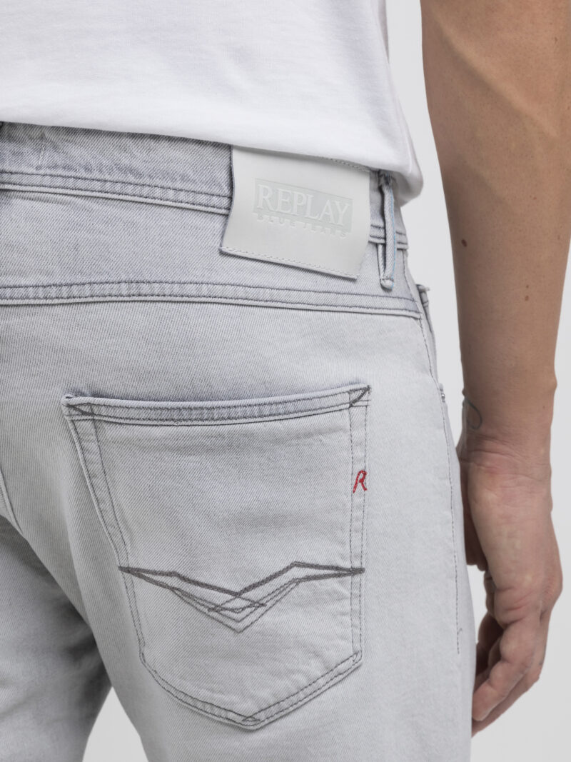 willbi regular fit white stone washed jeans