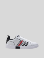 polys stripes white black sneakers