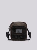 light brown vintage look crossbody bag