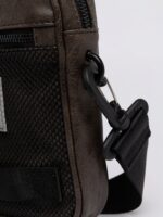 light brown vintage look crossbody bag