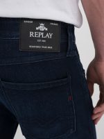 dark blue 10 oz dark indigo power stretch anbass slim fit jeans