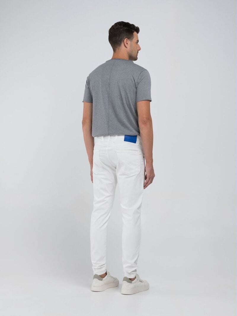 bronny super slim natural white jeans