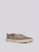 dark tone navy loafers